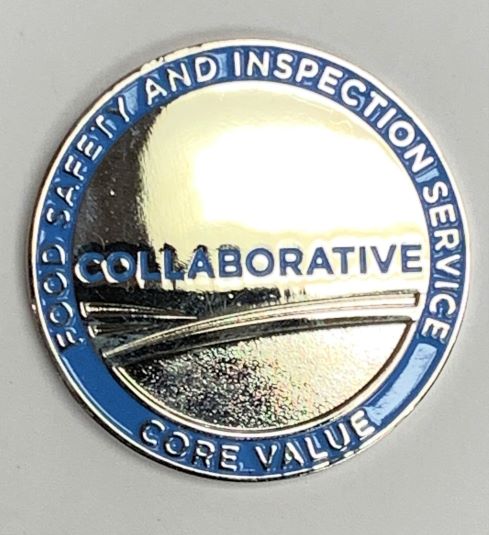 Frontside of Collaborative Coin