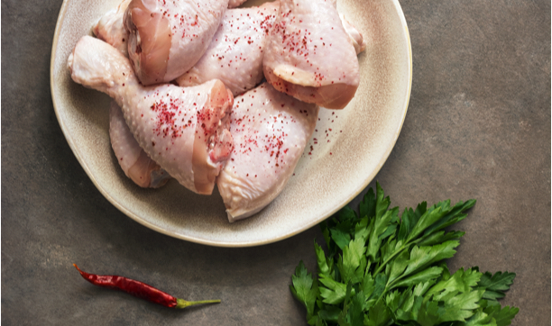 Plate of chicken