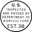 Fed inspection seal