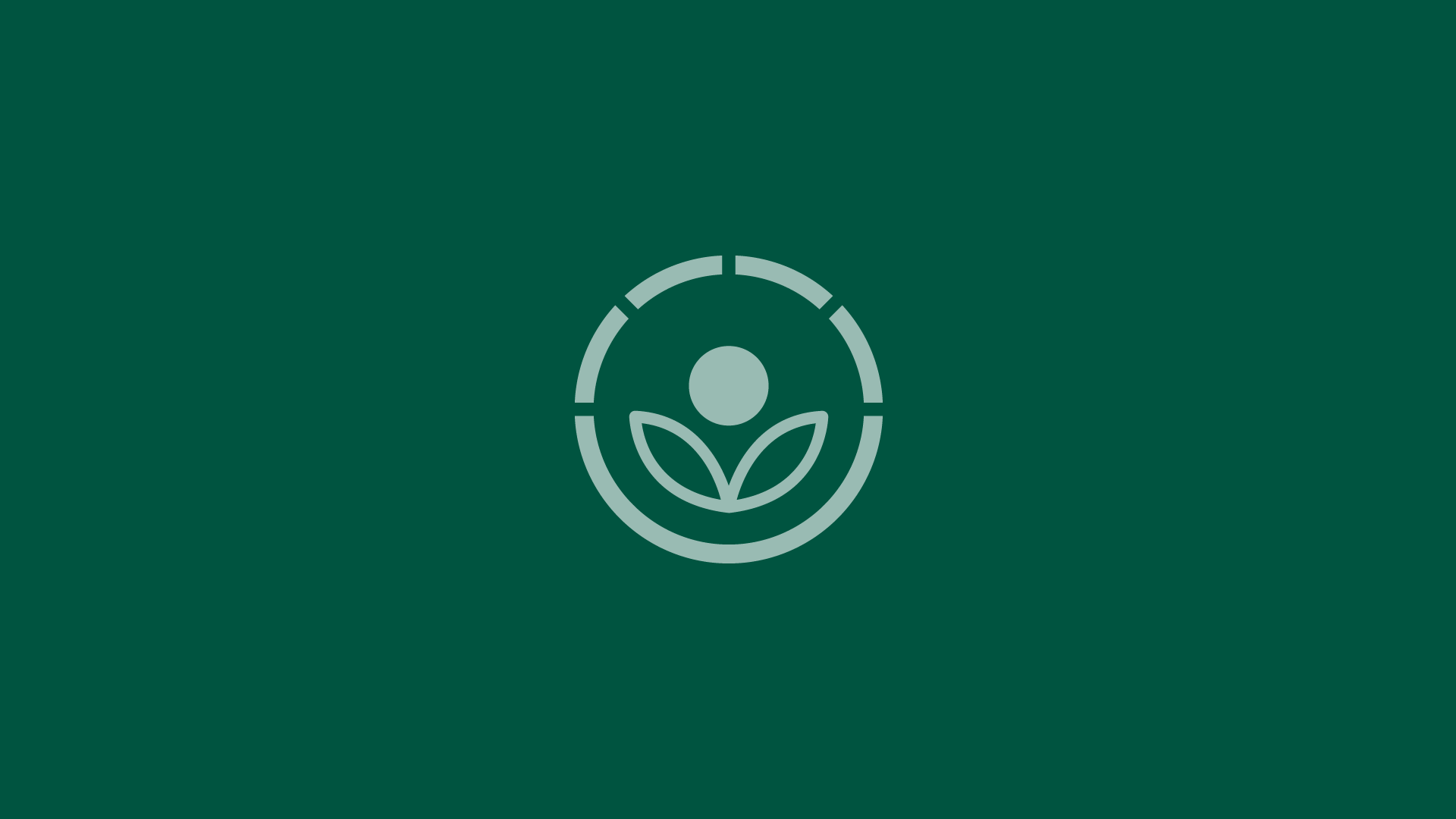 Green background with irradiation icon in front