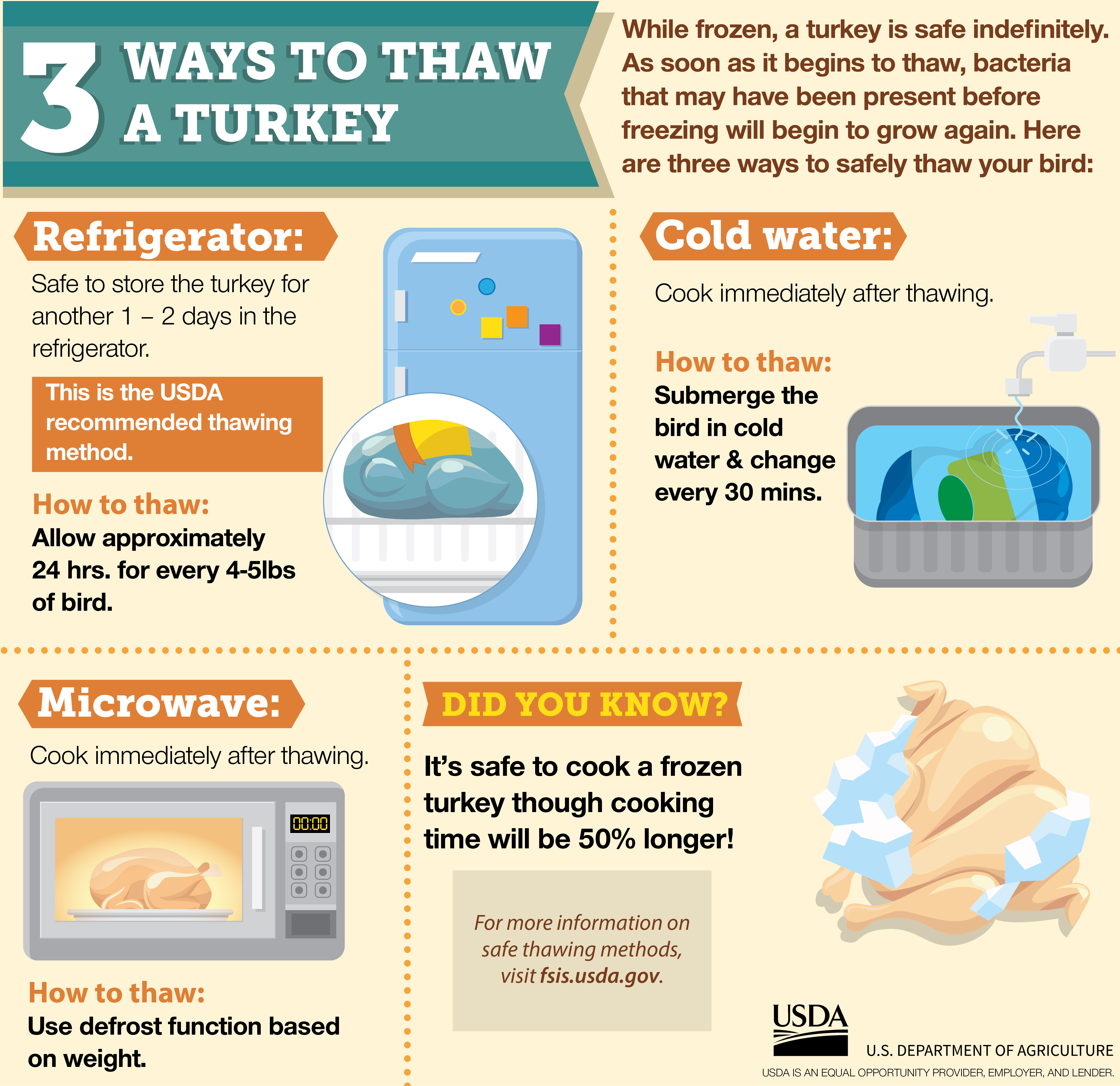 Thawing a Turkey