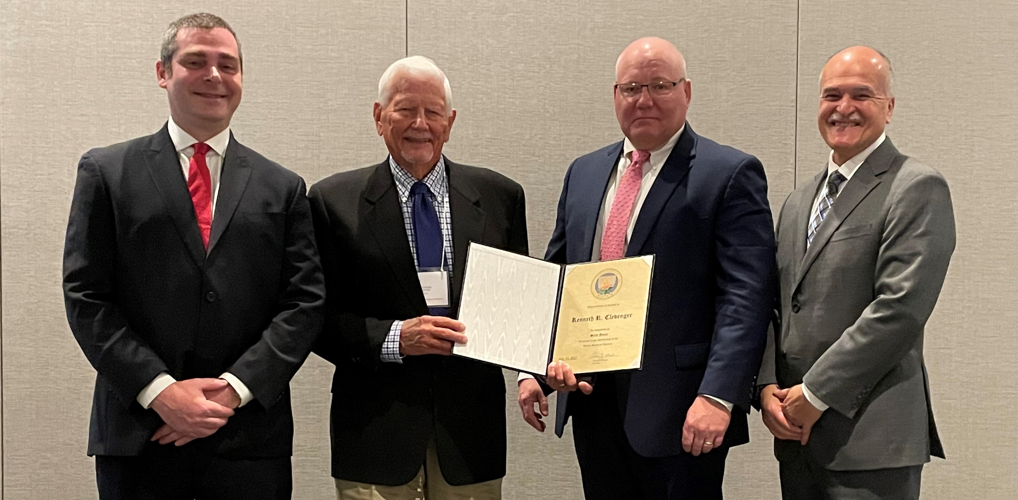 Dr. Kenneth Clevenger - 60 years of service with FSIS