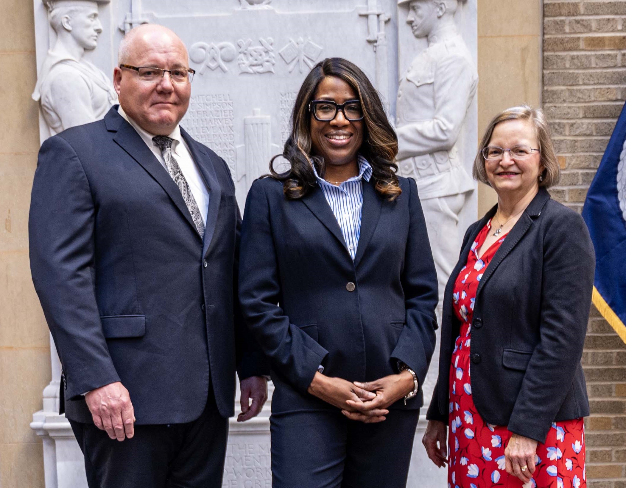 Administrator Award recipient being recognized by leadership