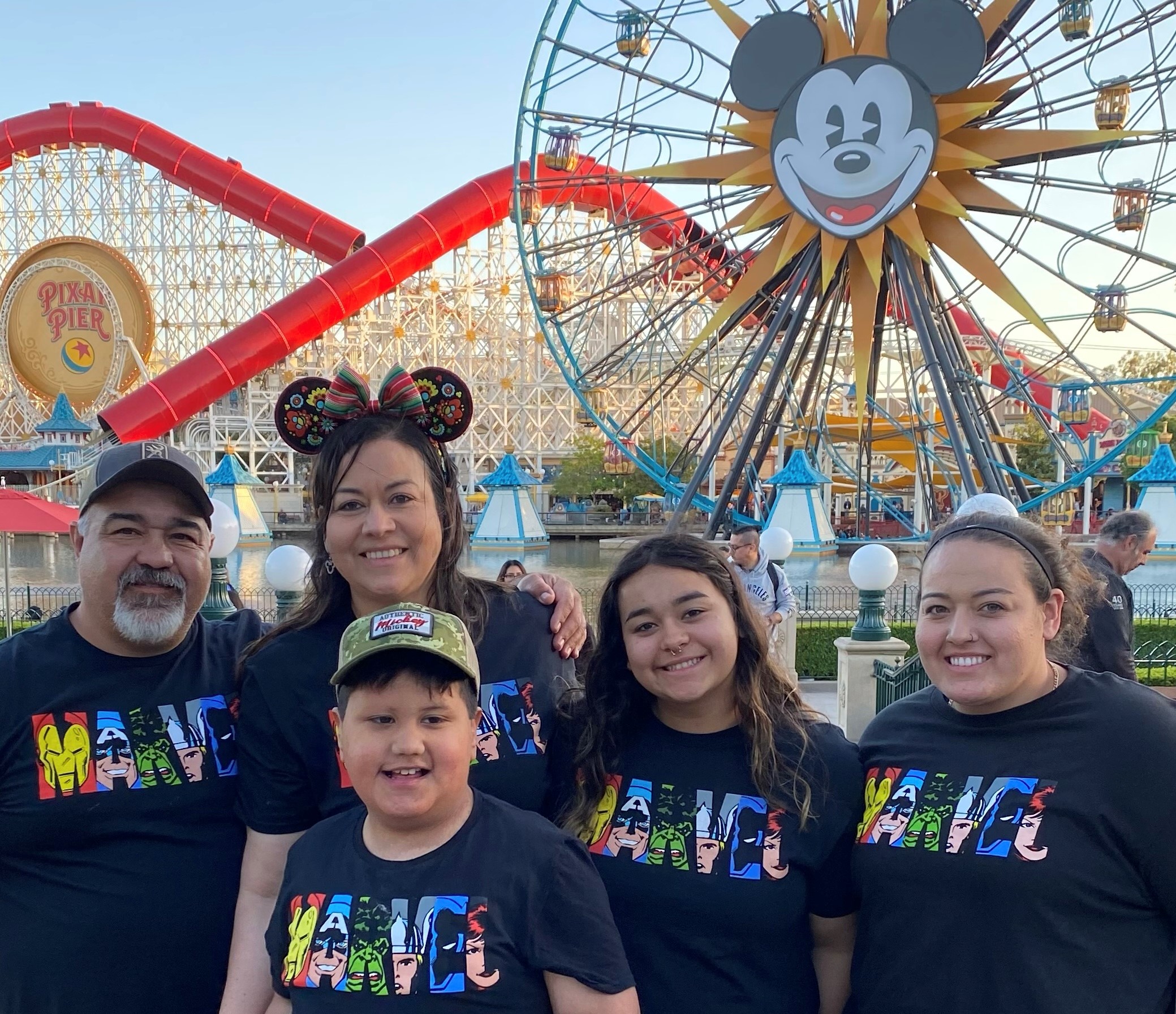 Pacheco enjoys a day of fun with his wife, Rosio, and their children.