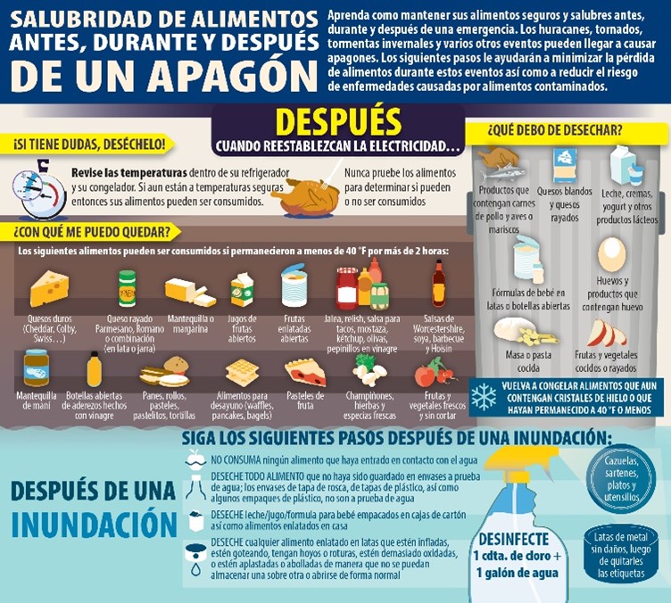 Seguridad Alimentaria Después de un Corte de Energía