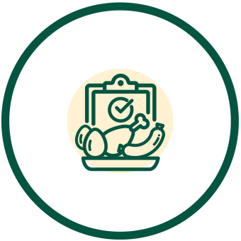 Safety through inspection icon