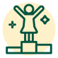Icon of person standing on pedestal