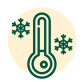 An icon of a cold thermometer