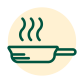 An icon of a frying pan