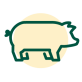 Icon of a pig