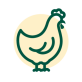 Icon of a chicken